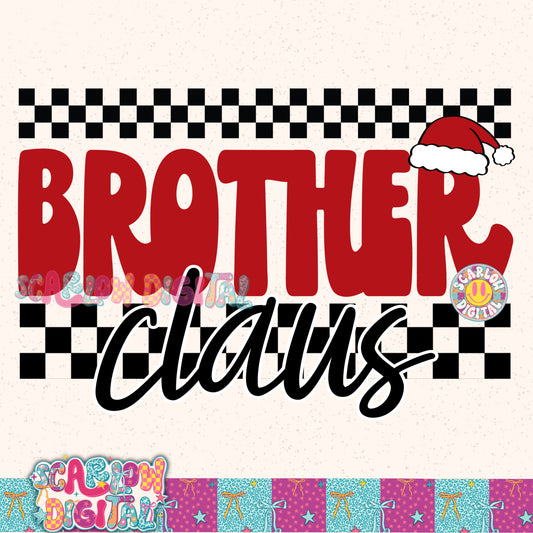 Brother Claus PNG Digital Design