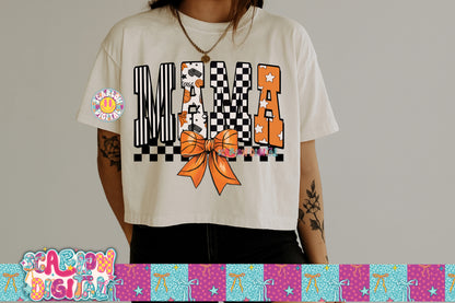 Basketball Mama with Bow PNG Digital Design