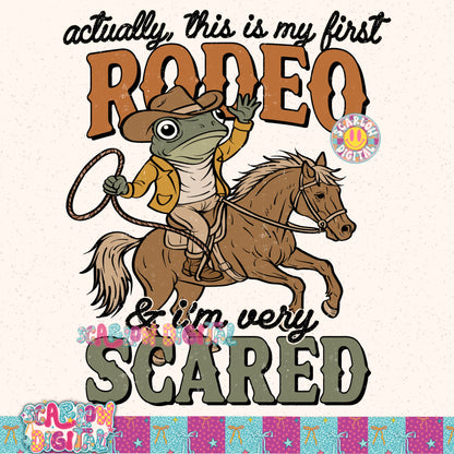 Actually This is My First Rodeo PNG Digital Design