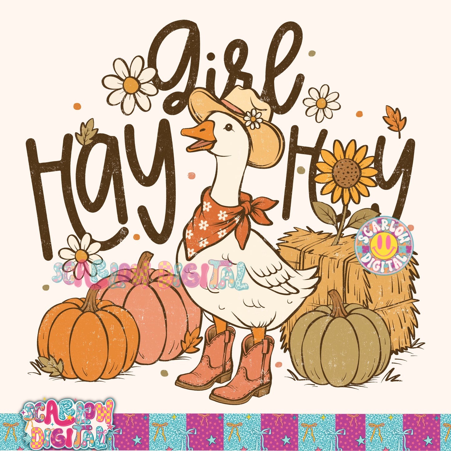 Hay Girl Hay PNG Digital Design