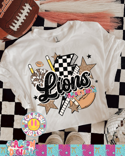 Lions PNG Digital Design