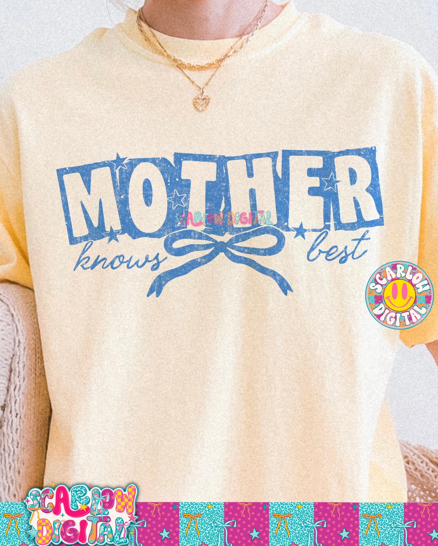 Mother Knows Best PNG Digital Design