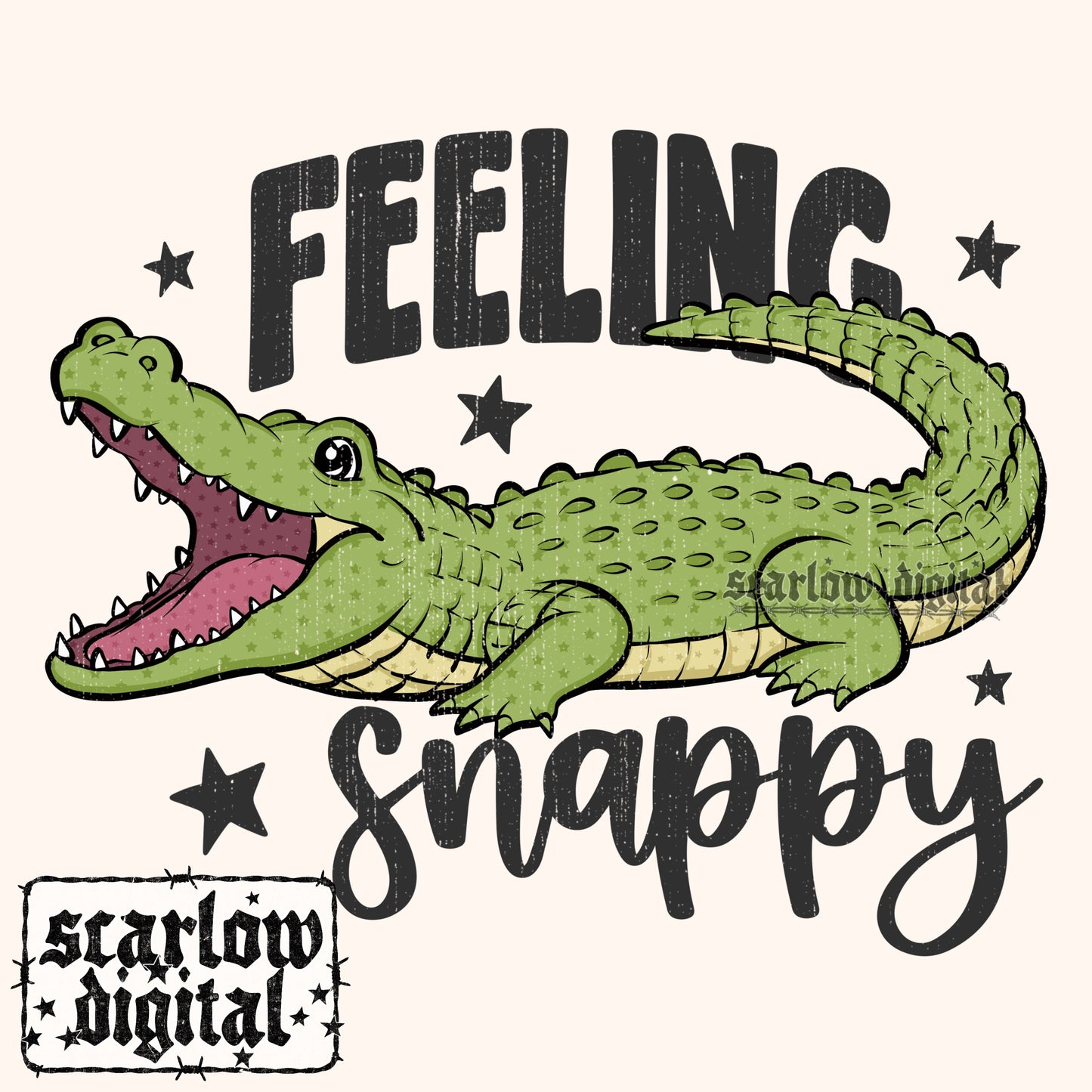 Feeling Snappy PNG Digital Design
