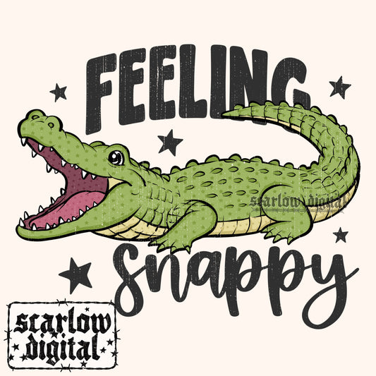 Feeling Snappy PNG Digital Design