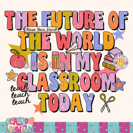 The Future of the World PNG Digital Design