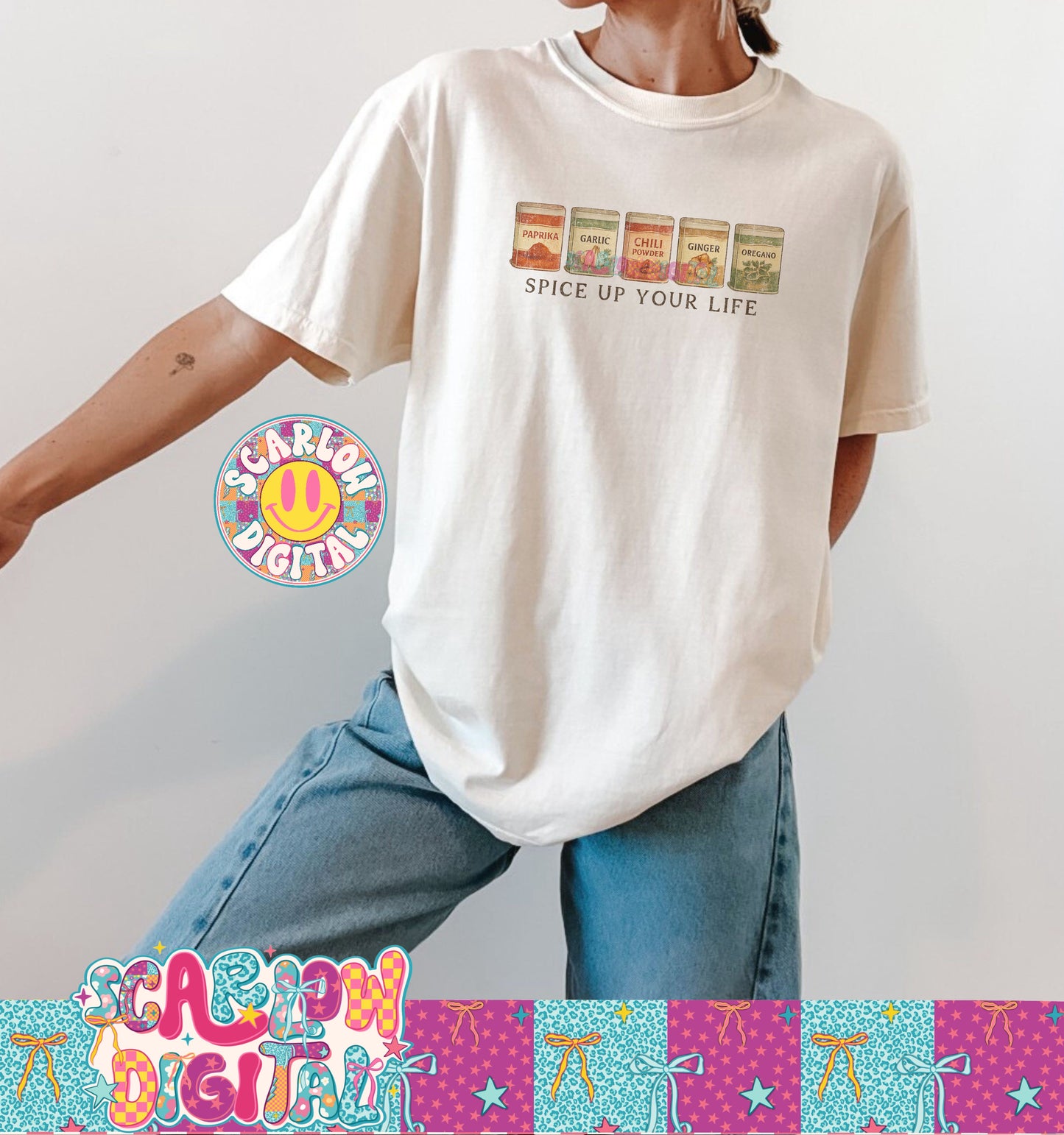 Spice Up Your Life PNG Digital Design