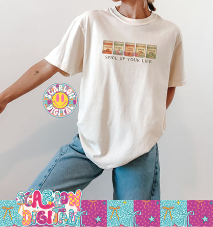 Spice Up Your Life PNG Digital Design