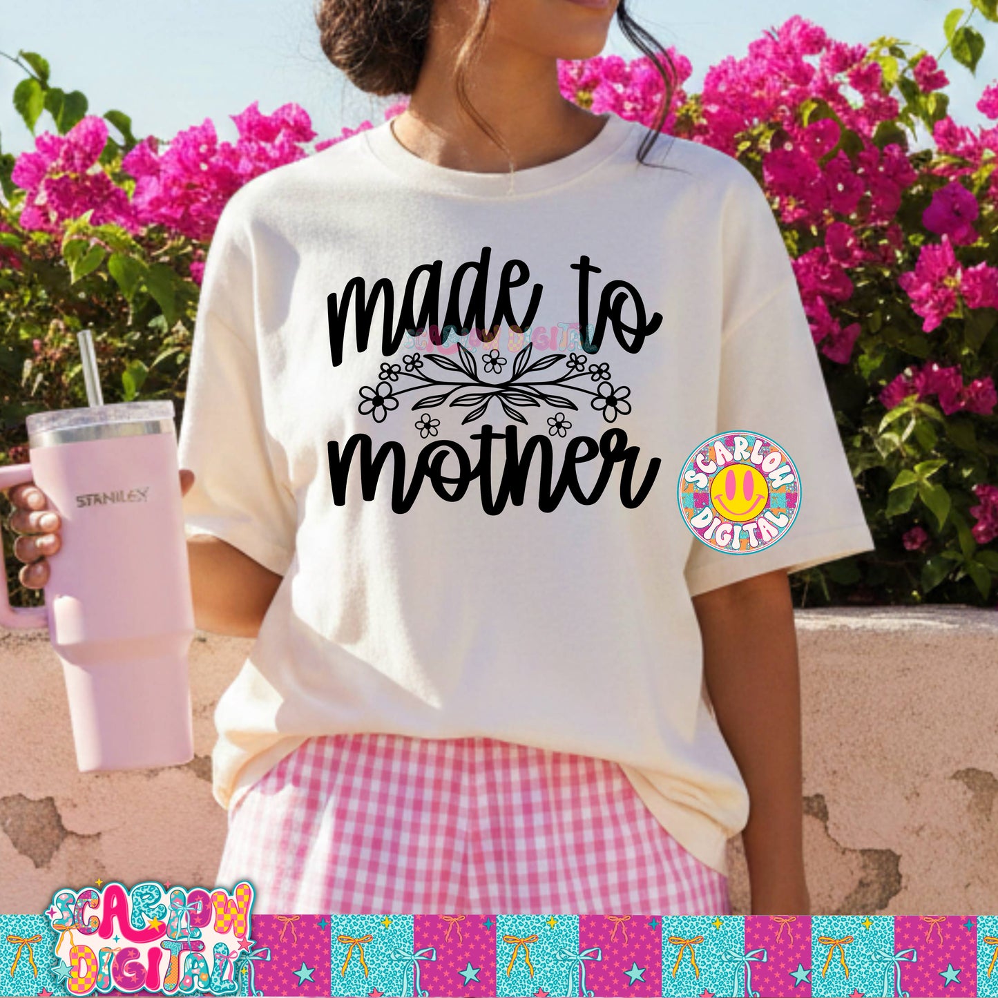 Made to Mother PNG Digital Design
