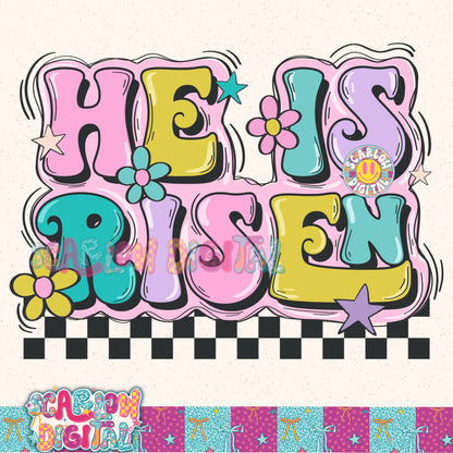 He is Risen PNG Digital Design