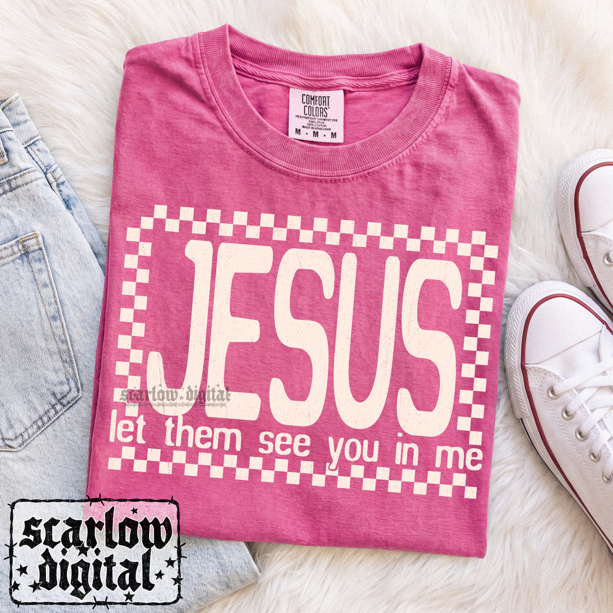 Jesus Let Them See You in Me PNG Digital Design
