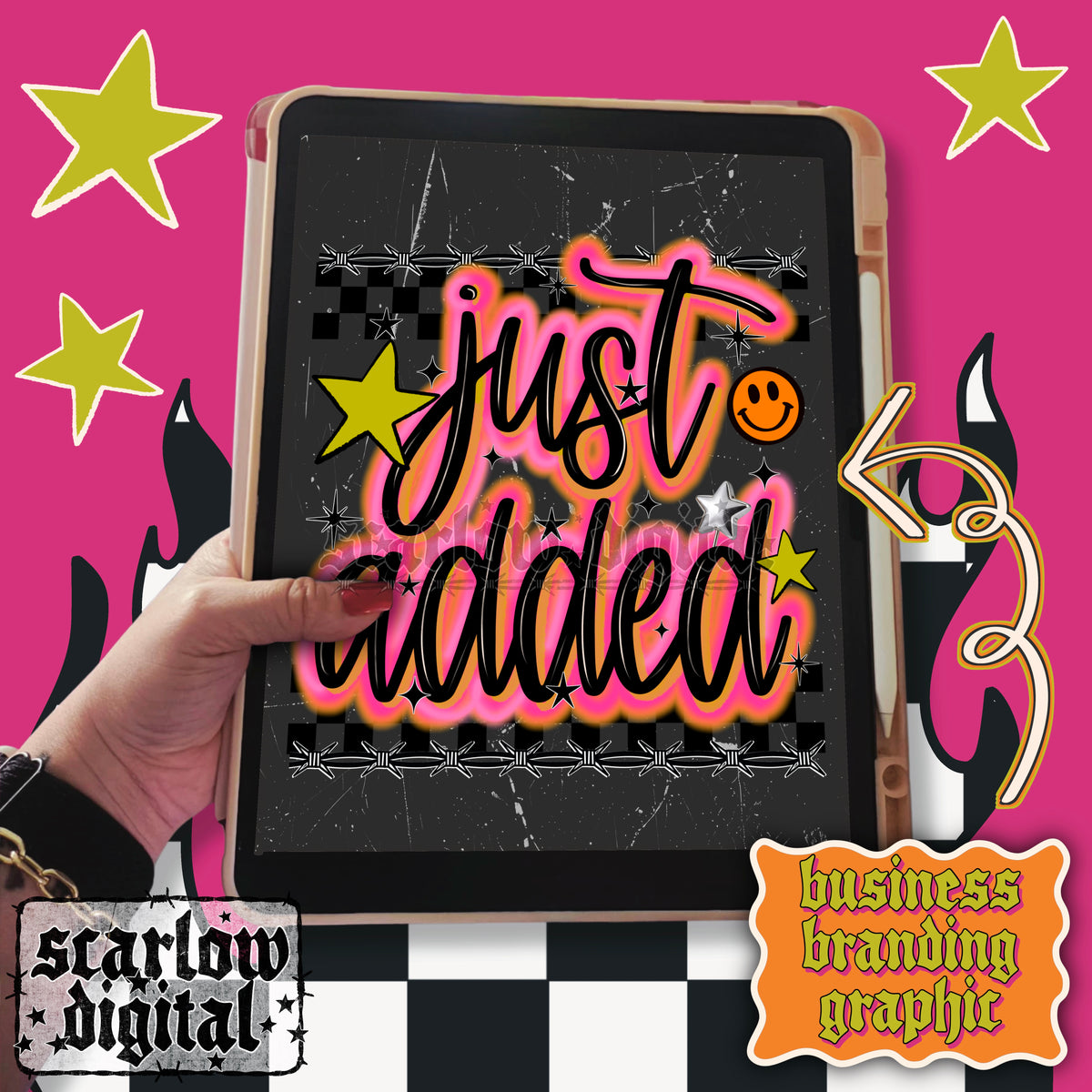 Social Media Marketing Post - Just Added PNG and JPEG
