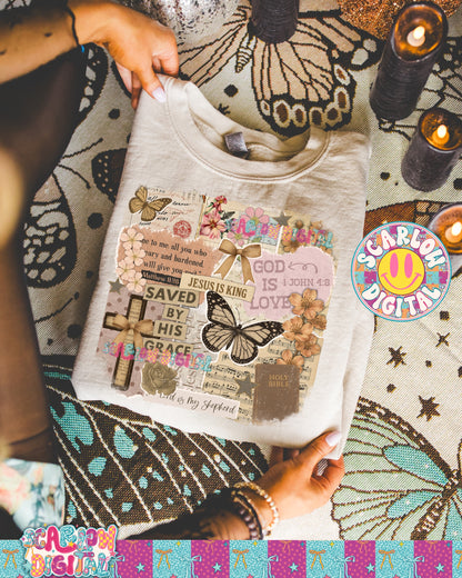 Christian Scrapbook PNG Digital Design