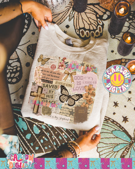 Christian Scrapbook PNG Digital Design