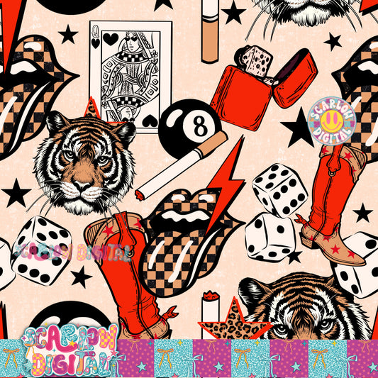 Yallternative Seamless Pattern Digital Design