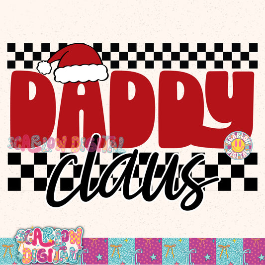 Daddy Claus PNG Digital Design