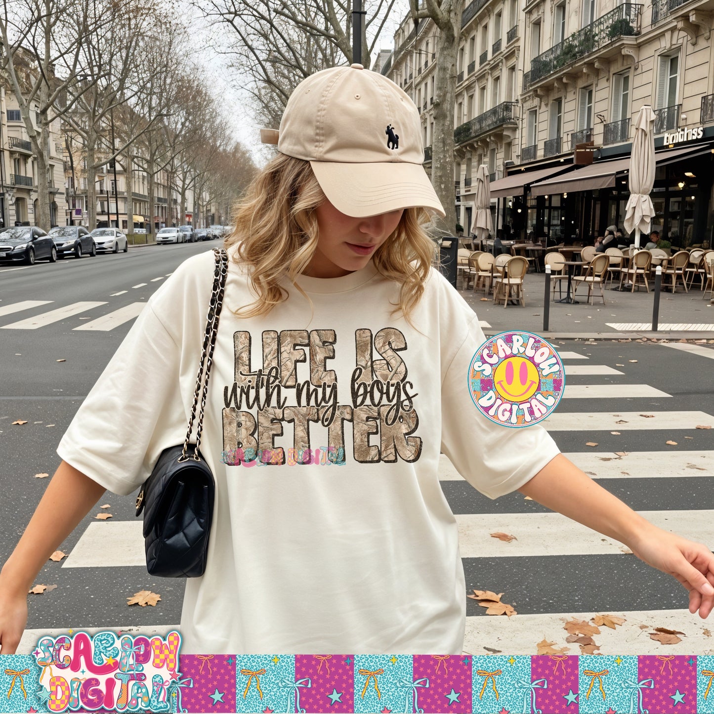 Life is Better With My Boys PNG Digital Design