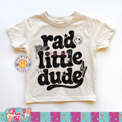 Rad Little Dude PNG Digital Design