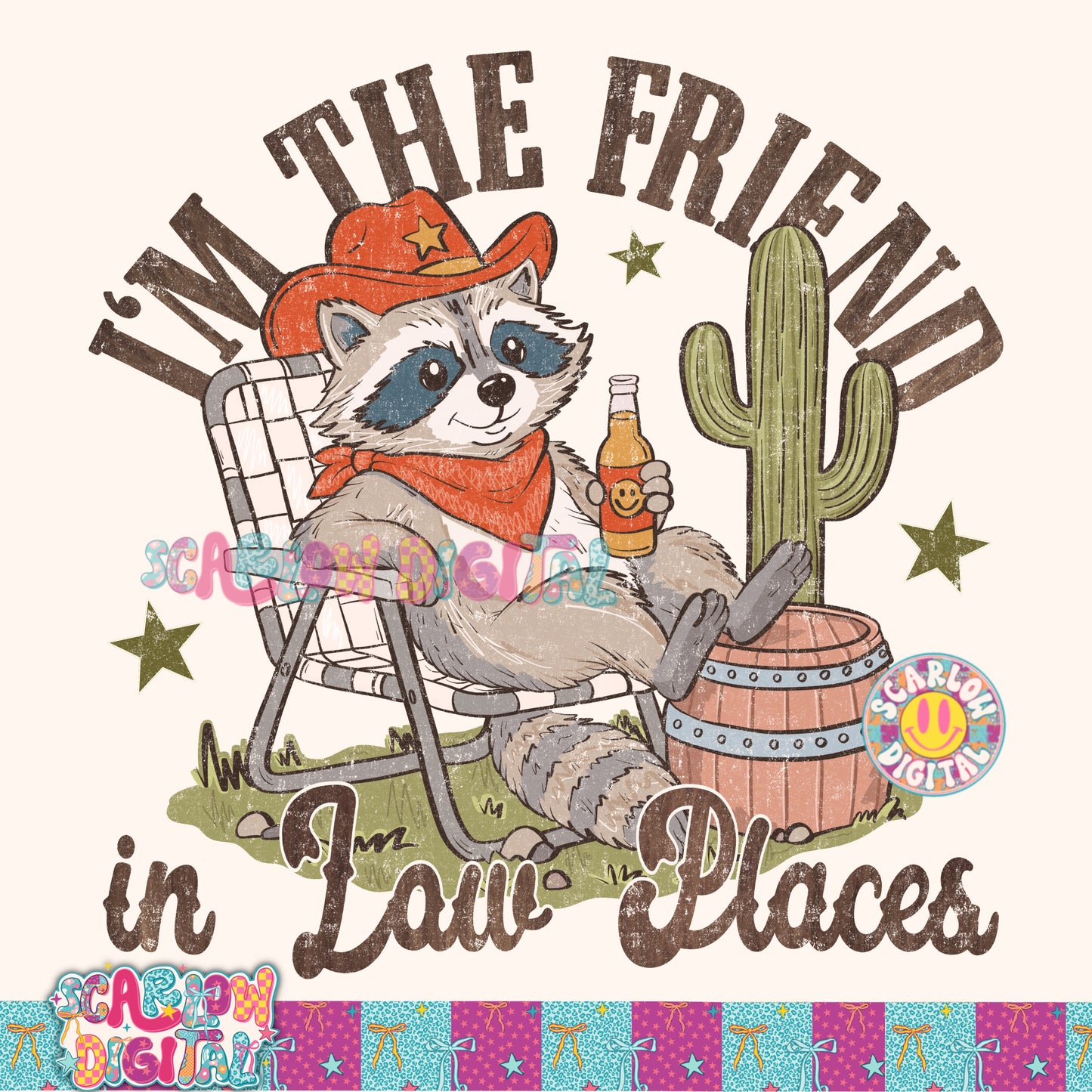 I'm the Friend in Low Places PNG Digital Design
