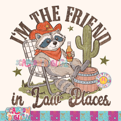 I'm the Friend in Low Places PNG Digital Design