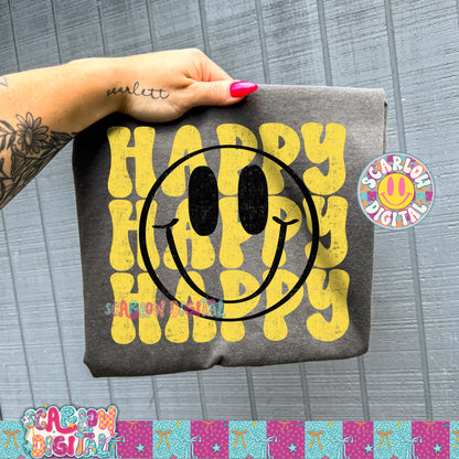 Happy PNG Digital Design