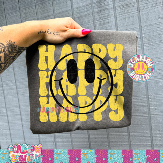 Happy PNG Digital Design