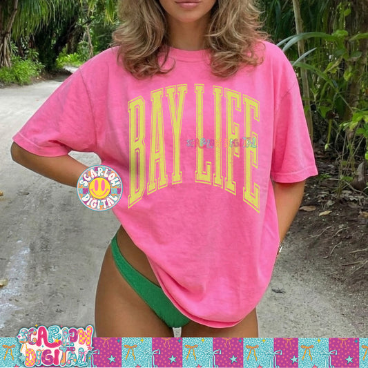 Bay Life PNG Digital Design