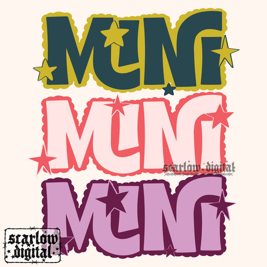 Mini Mini Mini PNG Digital Design