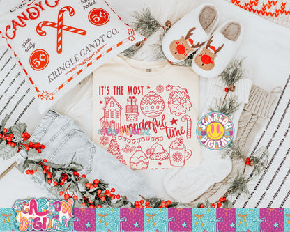 It's the Most Wonderful Time of the Year PNG Digital Design