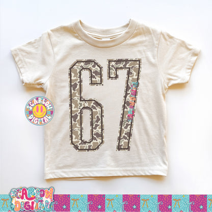 Camo 67 Without Bows PNG Digital Design