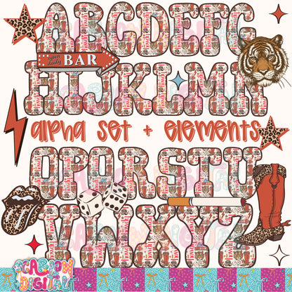 Howdy Alpha Set Digital Design