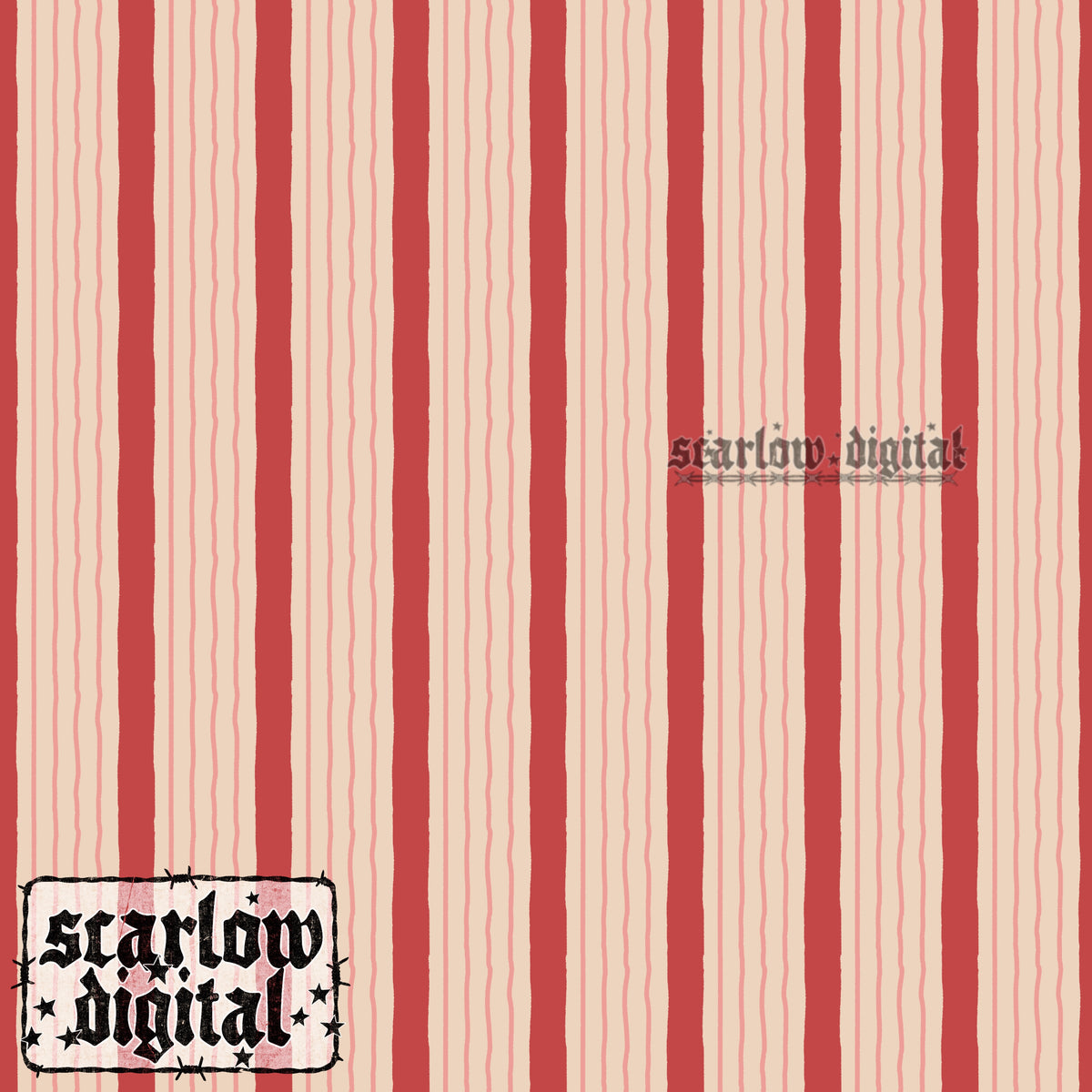 Stripes Seamless Pattern Digital Design