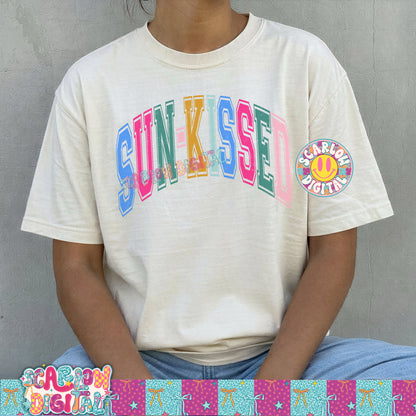Sun-kissed PNG Digital Design