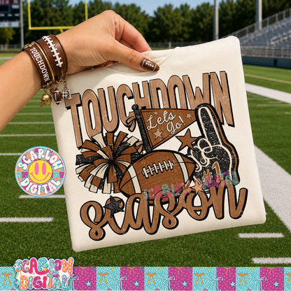 Touchdown Season PNG Digital Design