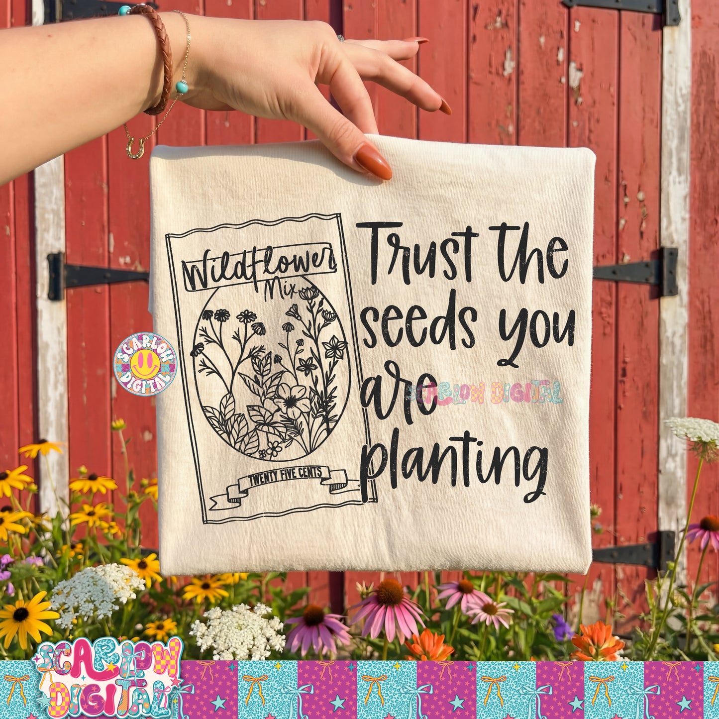 Trust the Seeds You Are Planting PNG Digital Design