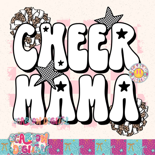 Cheer Mama PNG Digital Design