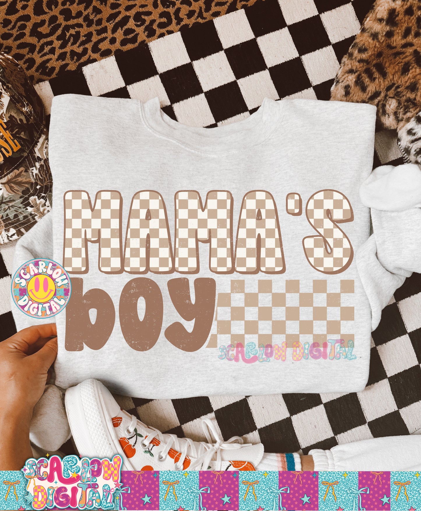 Mama's Boy PNG Digital Design