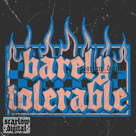 Barely Tolerable PNG Digital Design