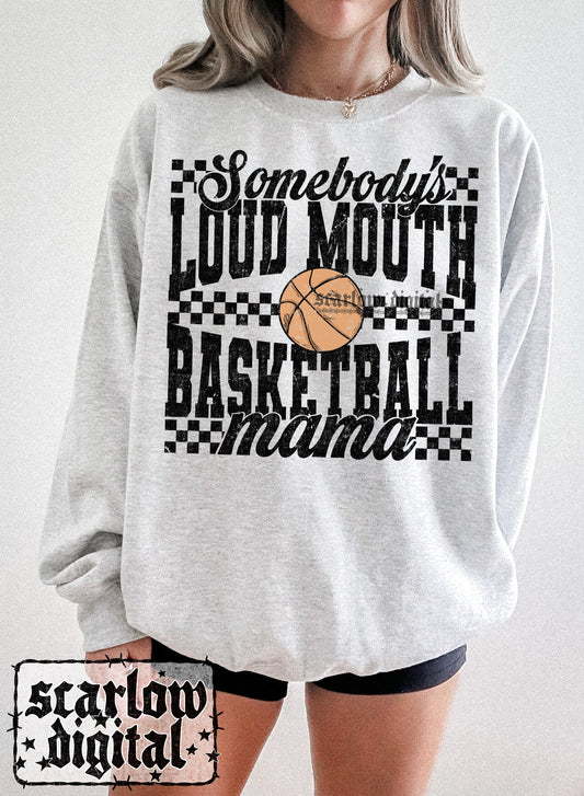 Basketball Mama PNG Digital Design