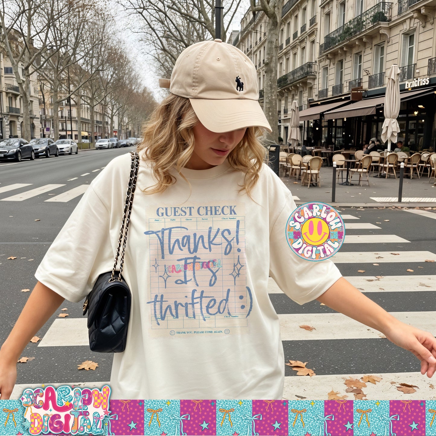 Thanks! It's Thrifted :) PNG Digital Design