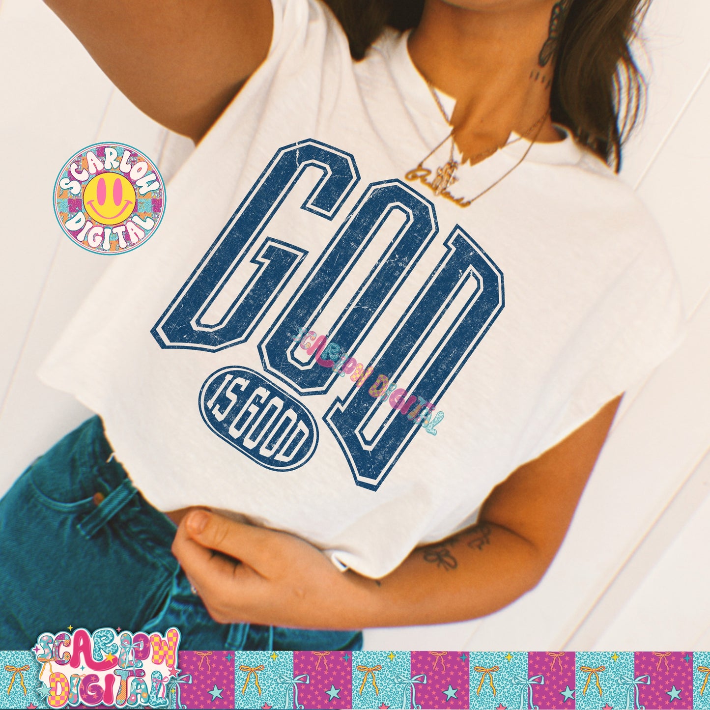 God is Good PNG Digital Design
