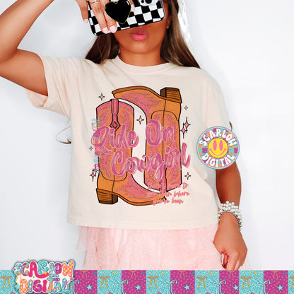 Ride On Cowgirl There's More to You Than Where You've Been PNG Digital Design