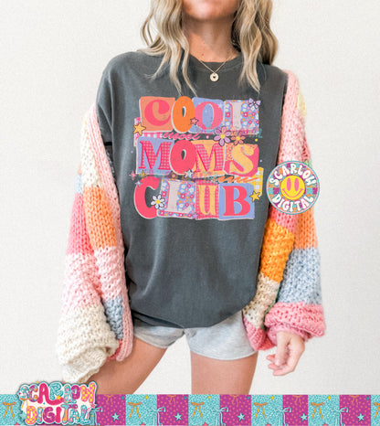Cool Moms Club PNG Digital Design