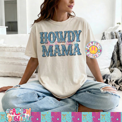 Howdy Mama PNG Digital Design