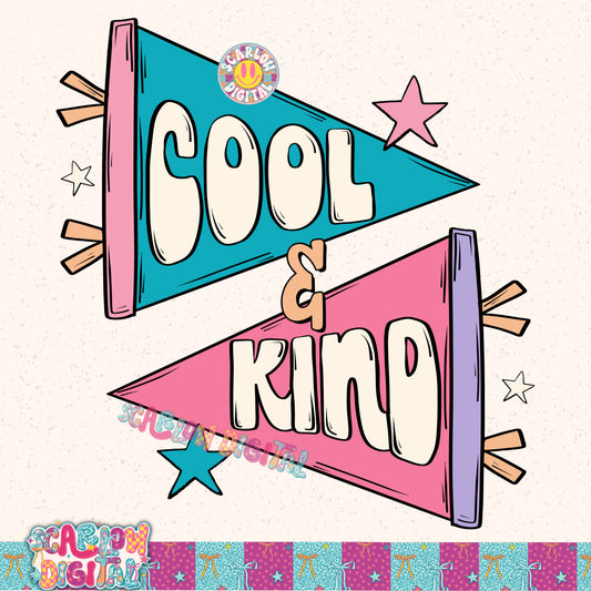 Cool and Kind PNG Digital Design