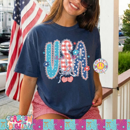 Coquette USA PNG Digital Design