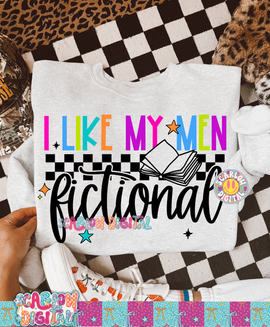 I Like My Men Fictional PNG Digital Design