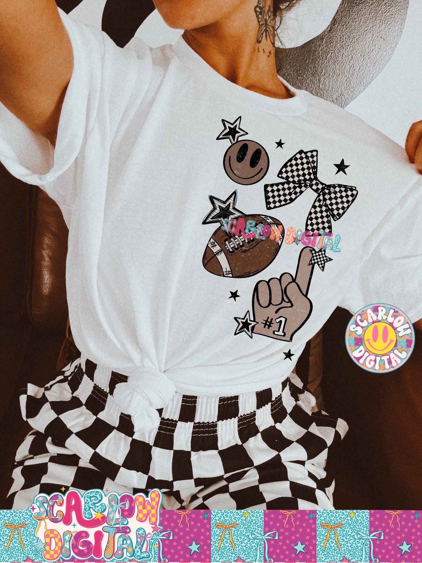 Football Corner PNG Digital Design