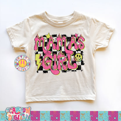 Mama's Girl in Pink PNG Digital Design