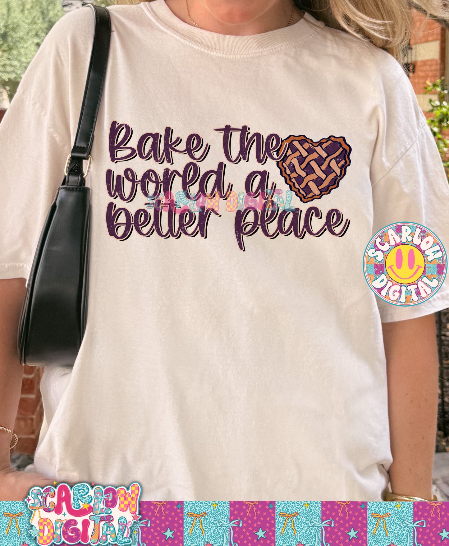 Bake the World a Better Place PNG Digital Design