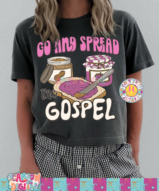 Spread the Gospel PNG Digital Design